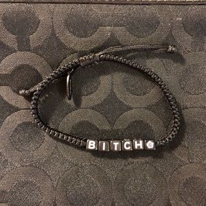 Black Hot Topic Bracelet